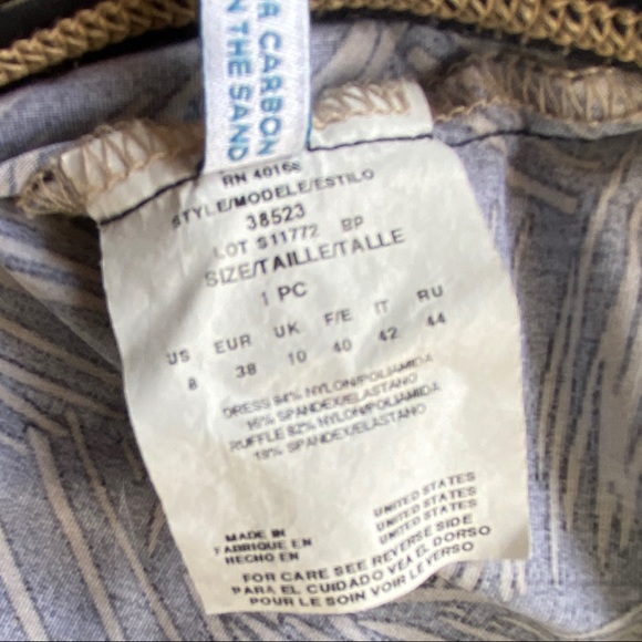 Eco Swim by Aqua Green One Piece Swimsuit Size 8 - Picture 11 of 11